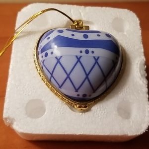 Peace Heart Box Ornament